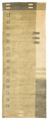 Hand Knotted Gabbeh Carpet 2'11  X 8'0  Traditional Wool Area Rug • $243.60