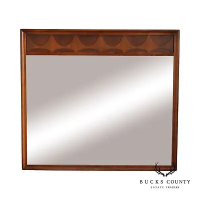 Broyhill Brasilia Mid Century Modern Walnut Wall Mirror • $895