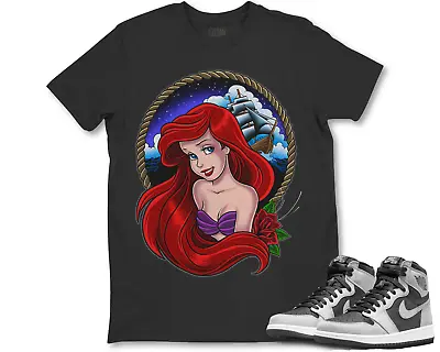Disney Little Mermaid Ariel Sailor Tattoo Graphic Unisex T Shirt Adult Tee 10464 • $21.99