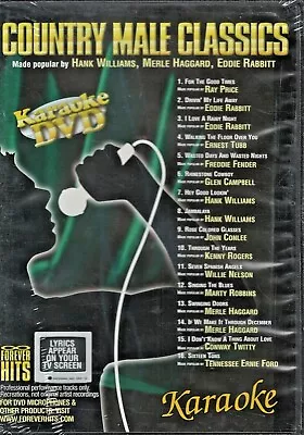 New/sealed Country Male Classics Karaoke Dvd Forever Hits • $5.90