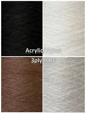 Acrylic/Nylon 3ply Pack • £30