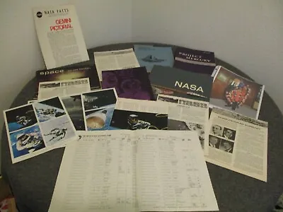 Nasa Original Gemini Mercury Msfc Book Pictorial Poster Booklets Photos • $248.95