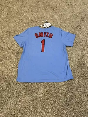 MENS XXL Ozzie Smith St Louis Cardinals Short Sleeve Jersey Tee NWT • $29.95