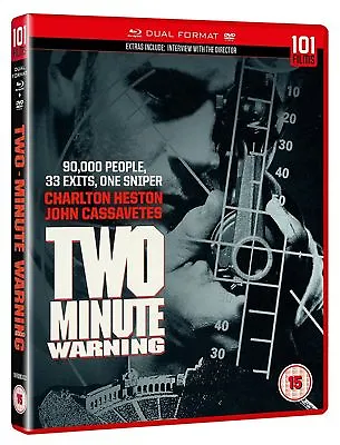 Two Minute Warning  [1976]   (Blu-Ray / DVD )  ***Brand New*** Charlton Heston • £8.99