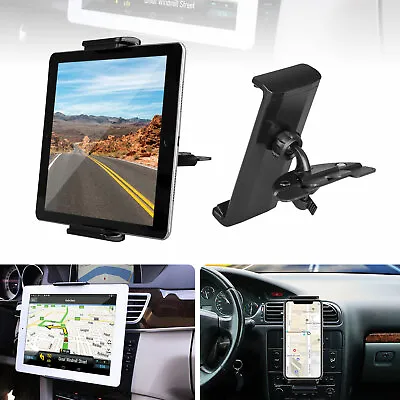 $12.98 • Buy Universal Adjust Car CD Slot Mount Holder For IPad/Galaxy Tab/Tablet/Phone