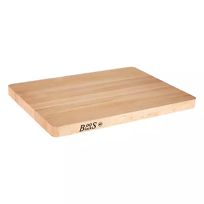 John Boos Maple Wood Chop N Slice Cutting Board 18 X 12 X 1.25 Inch (Open Box) • $57.16