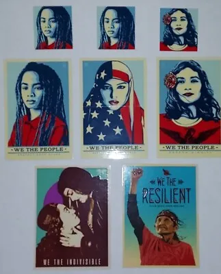 Lot Of 8x Shepard Fairey OBEY Giant LE Vinyl Stickers Art From Posters Prints • $30.33