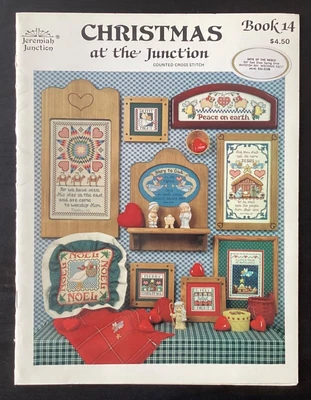 $4 • Buy Jeremiah Junction “CHRISTMAS AT THE JUNCTION” Cross Stitch Booklet - Pre-Owned