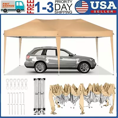 Canopy 10'x20' Pop Up Tent Outdoor Patio Instant Shade Commercial Vendor Gazebo • $159.99