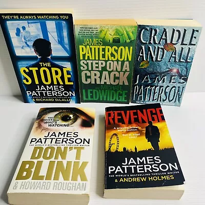 James Patterson Book Bundle X5-- Free Shipping • $29.48