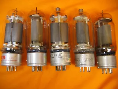 $80 • Buy Lot Of 5 Vintage 813 Tubes Untested