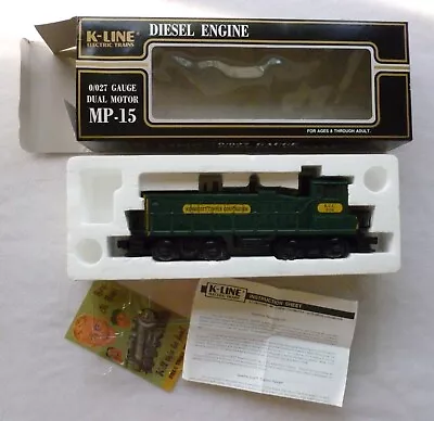 K- Line Diesel Engine 0/027 MP-15 K22521C Kennecott Copper NIB • $89.99