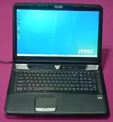 MSI GT780DX Laptop I7-2860qm 2.5-3.6Ghz 20GB 512GB NVIDIA Quadro M3000M AX200ngw • $379