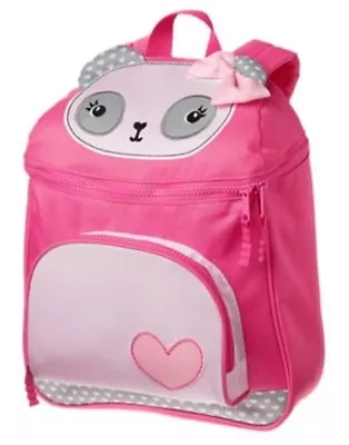 GYMBOREE PINK W/ CUTE BEAR PRINTED BACKPACK NWT • $10