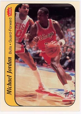 1986 Fleer Michael Jordan Sticker #8 Ungraded Excellent Condition • $499.99