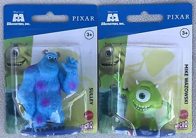 Mattel Disney Pixar Monsters Inc. Sulley & Mike Wazowski Mini Figures Sealed • $10.95