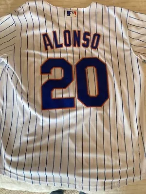 Pete Alonso NIKE NY Mets Jersey Adult Large ALL SEWN • $15