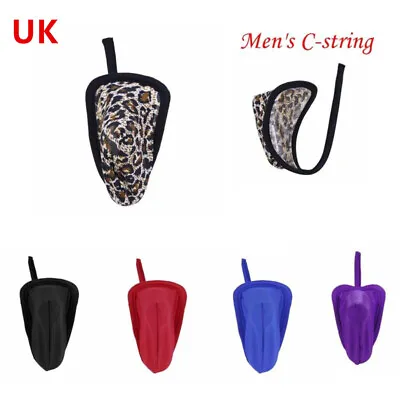 UK Mens Micro C-String Underwear Bulge Pouch Thongs T- Back Briefs Nightwear • £7.43