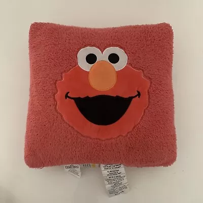 Sesame Street Elmo Red Super Soft Sherpa Toddler Pillow 15 Inch X 15 Inch • $22