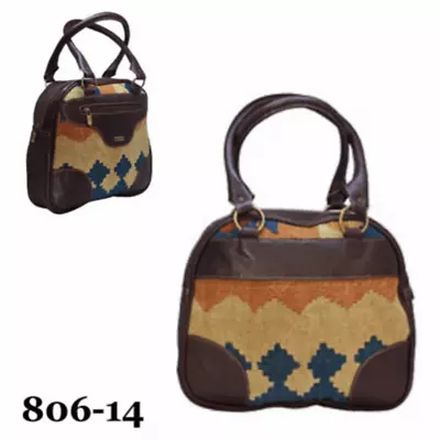 Handmade Leather And Kilim Women's Handle Bags 806-14 • $99