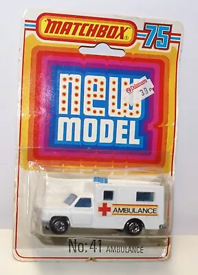 '77 Matchbox...Lesney...Superfast...Ambulance...#41...( 1/64 ) • $19.95