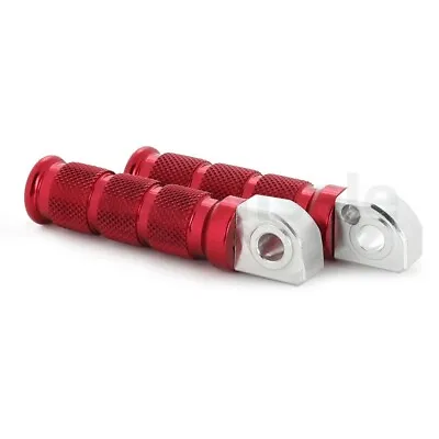 [SASA] Pink-Red CNC Billet Anodized Rear Foot Pegs For Yamaha YZF R6 R1 R6S • $15.99