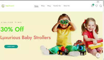 Drop Shipping / Affiliate Website Baby Products | Make Money |  Free Hosting • $10