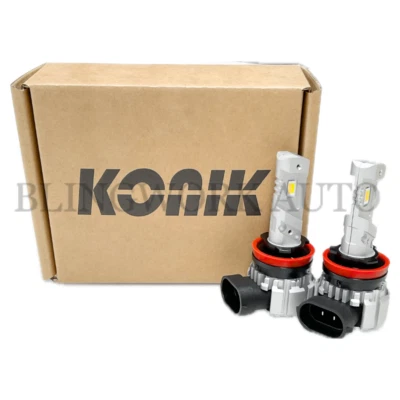KONIK H8/H11/H16 WHITE & YELLOW Dual Colour LED FOG LIGHT CONVERSION KIT • $69.99