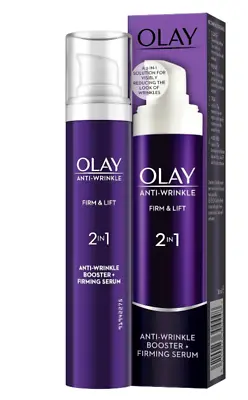 Olay Anti-Wrinkle Booster Firm & Lift 2-In-1 Day Cream & Firming Serum - 50ml • £16.49