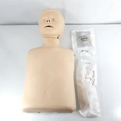 $99.95 • Buy Laerdal Little Junior Resusci CPR Training Manikin With Extra Face + Airway Bag