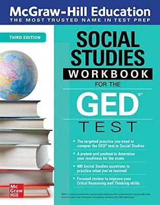 McGraw-Hill Education Social Studies Workbook For The GED Test Third Edition • $12.81