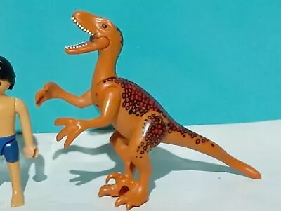 Playmobil Figure Velociraptor Dinosaur Prehistory Saurus Dino Dinos Ref 4162 • $8.95