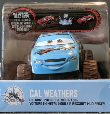 Disney Pixar Cars Die Cast Pullback Mud Racer Cal Weathers #42 (NIB) • $20.42