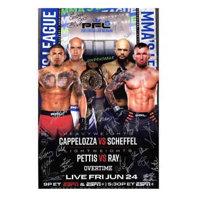 PFL 5 Autographed Event Poster From June 24th 2022 In Atlanta GA • $68.35