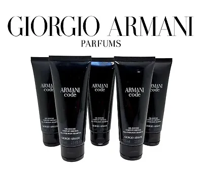 Armani Code By Armani Shower Gel Set Of 5x2.5floz/75ml Which One NEW VERY ASKED • $59.90