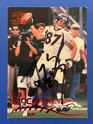 ED McCAFFREY Signed 1998 Pacific #69 Broncos Stanford Cardinal Autograph Auto • $7.99