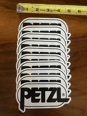 (Lot Of 20) PETZL Black & White 5” Stickers Decals Rock Climbing Rope Access • $19.99