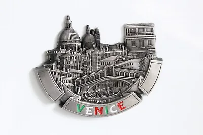 3D - VENICE- ITALY - Souvenir Fridge Magnet Kitchen Decor Holiday Gift -Metal • £4.49