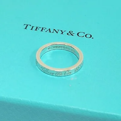 £149.99 • Buy Tiffany & Co Genuine New York Fifth Avenue Gift Idea Silver Ring Sz Small Uk  K