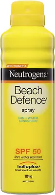 NEUTROGENA Beach Defence Sunscreen Mist SPF50 184G • $17.76