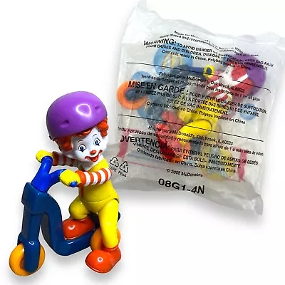 2008 McDonalds Under 3 Toy Baby Ronald McDonald On Trike Bike Happy Meal VTG • $9.99