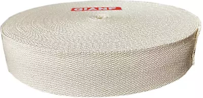 1 1/2 Inch Natural Heavy Cotton Webbing 10 Yards • $26.70