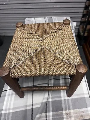 £35 • Buy Vintage Small Seagrass Stool