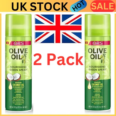 ORS Olive Oil Nourishing Sheen Spray 481 Ml (2 Pack ) • £7.89