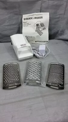 Black & Decker Gizmo Cordless Grater With 3 Grates - TESTED GOOD • $15