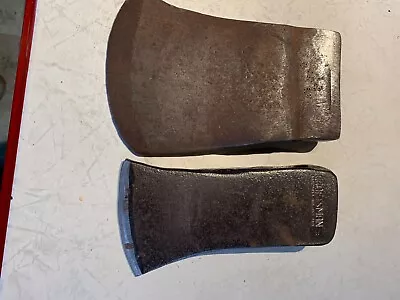 Pair Of Vintage American Axe Hatchet Axes: Mann ? And Craftsman • $35