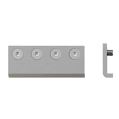 Rolltrak Satin Nickel Barn Door Track Joiner Home Door Hardware Accessories • $33.71