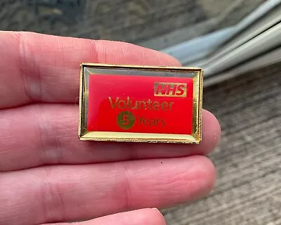 NHS Trust Pin Badge Nursing Medical Care Etc.  Volunteer 5 Years Service • $11.99