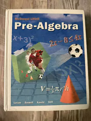 McDougal Littell Pre-Algebra • $4.99