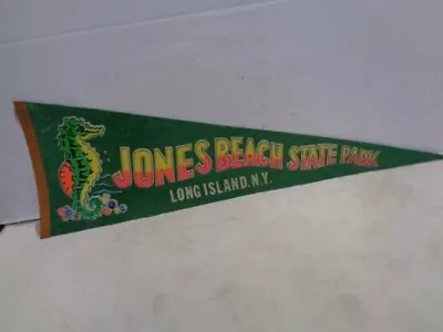 JONES BEACH NY Pennant Banner Vintage 1969 1973 Era 1972 Long Island • $39.99